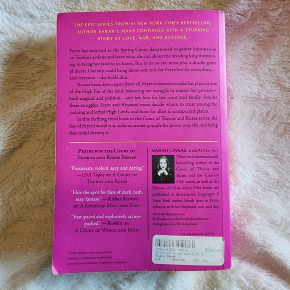 A Court of Wings and Ruin Paperback by Sarah J Maas - Picture 3 of 3